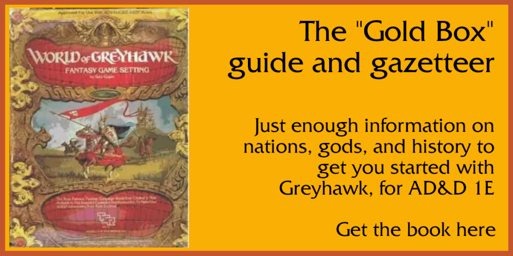 Greyhawk Gold Box